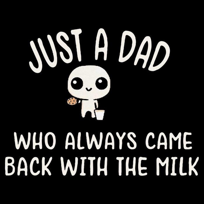 Just A Dad Who Always Came Back With The Milk Flexfit Unipanel Trucker Cap