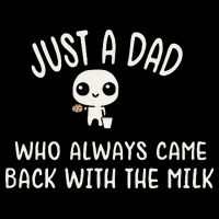 Just A Dad Who Always Came Back With The Milk Short Acrylic Beanie