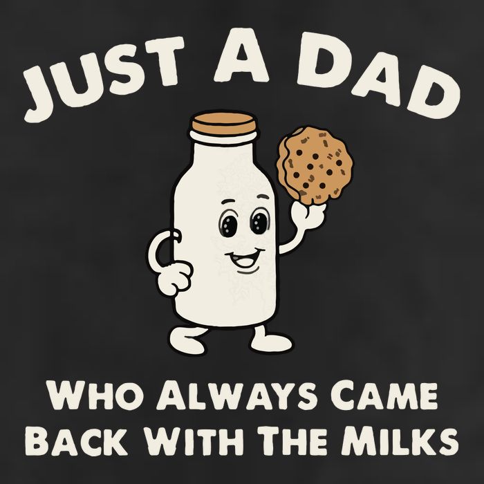 Just A Dad Who Always Came Back With The Milk Cool Comfort Performance Bucket Hat