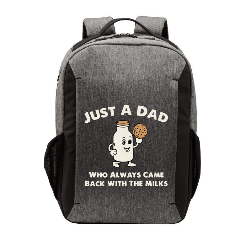 Just A Dad Who Always Came Back With The Milk Vector Backpack