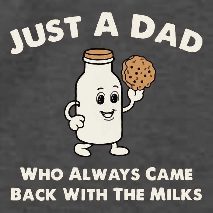 Just A Dad Who Always Came Back With The Milk Vector Backpack