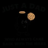 Just A Dad Who Always Came Back With The Milk 16oz Travel Tumbler