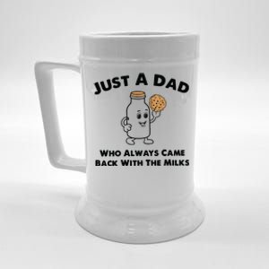 Just A Dad Who Always Came Back With The Milk Beer Stein