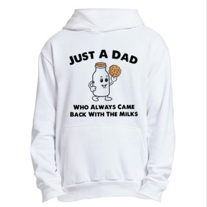 Just A Dad Who Always Came Back With The Milk Urban Pullover Hoodie