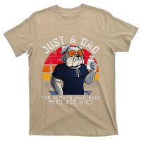 Just A Dad Who Always Came Back With The Milk FatherS Day T-Shirt