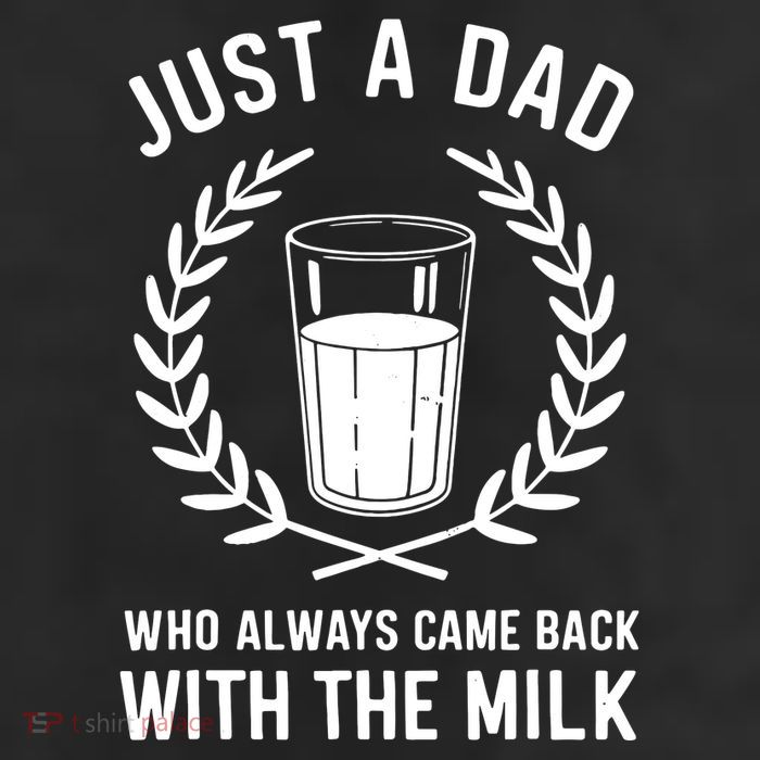 Just A Dad Who Always Came Back With The Milk Fathers Day Adult Drive Performance Visor