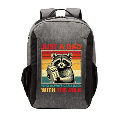 Just A Dad Who Always Came Back With The Milk Fathers Day  Vector Backpack