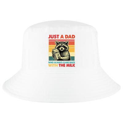 Just A Dad Who Always Came Back With The Milk Fathers Day  Cool Comfort Performance Bucket Hat