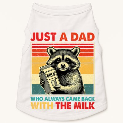 Just A Dad Who Always Came Back With The Milk Fathers Day  Doggie Tank