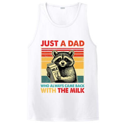 Just A Dad Who Always Came Back With The Milk Fathers Day  PosiCharge Competitor Tank