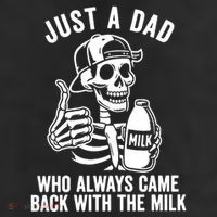 Just A Dad Who Always Came Back With The Milk 11oz C Handle Ceramic Mug