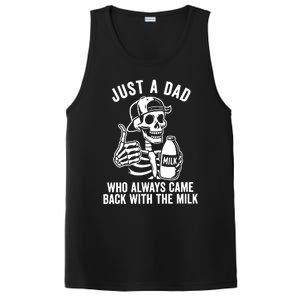 Just A Dad Who Always Came Back With The Milk PosiCharge Competitor Tank