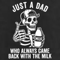 Just A Dad Who Always Came Back With The Milk Golf Towel