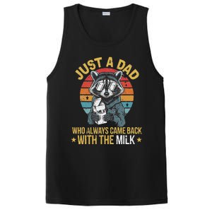 Just A Dad Who Always Came Back With The Milk FatherS Day PosiCharge Competitor Tank