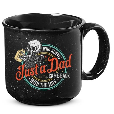Just A Dad Who Always Came Back With The Milk Fathers Day 15oz Campfire Ceramic Mug