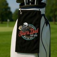 Just A Dad Who Always Came Back With The Milk Fathers Day Golf Towel