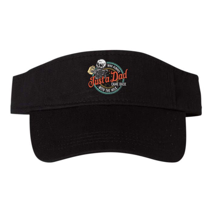 Just A Dad Who Always Came Back With The Milk Fathers Day Visor