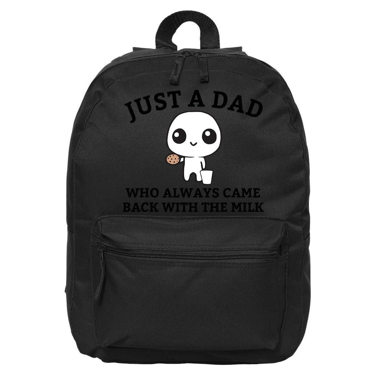 Just A Dad Who Always Came Back With The Milk Fathers Day 16 in Basic Backpack