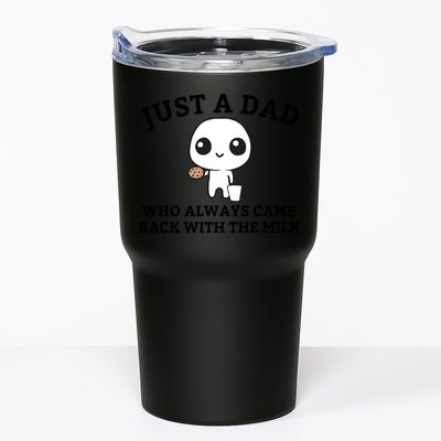 Just A Dad Who Always Came Back With The Milk Fathers Day Tumbler