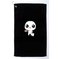 Just A Dad Who Always Came Back With The Milk Fathers Day Golf Towel