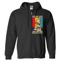 Just A Dad Who Always Came Back With The Milk FatherS Day Full Zip Hoodie