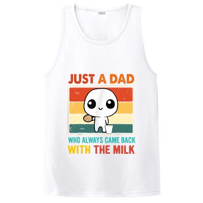 Just A Dad Who Always Came Back With The Milk PosiCharge Competitor Tank