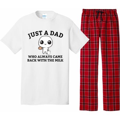 Just A Dad Who Always Came Back With The Milk Fathers Day Pajama Set