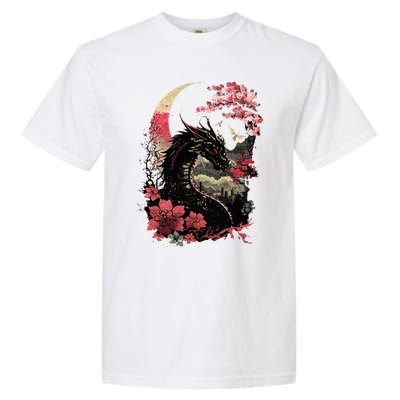 Japanese Aesthetic Dragon Japanese Art Japan Tattoo Garment-Dyed Heavyweight T-Shirt