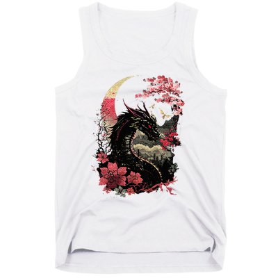 Japanese Aesthetic Dragon Japanese Art Japan Tattoo Tank Top