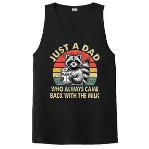 Just A Dad Who Always Came Back With The Milk FatherS Day PosiCharge Competitor Tank