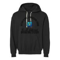 Just a Different Operating System - Autism Awareness Garment-Dyed Fleece Hoodie