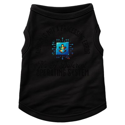 Just a Different Operating System - Autism Awareness Doggie Tank