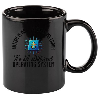 Just a Different Operating System - Autism Awareness 11oz C Handle Ceramic Mug