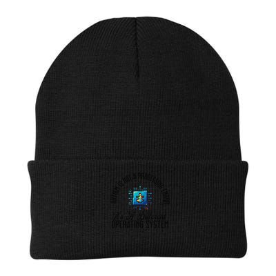 Just a Different Operating System - Autism Awareness Knit Cap Winter Beanie