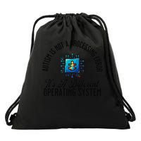 Just a Different Operating System - Autism Awareness Drawstring Bag