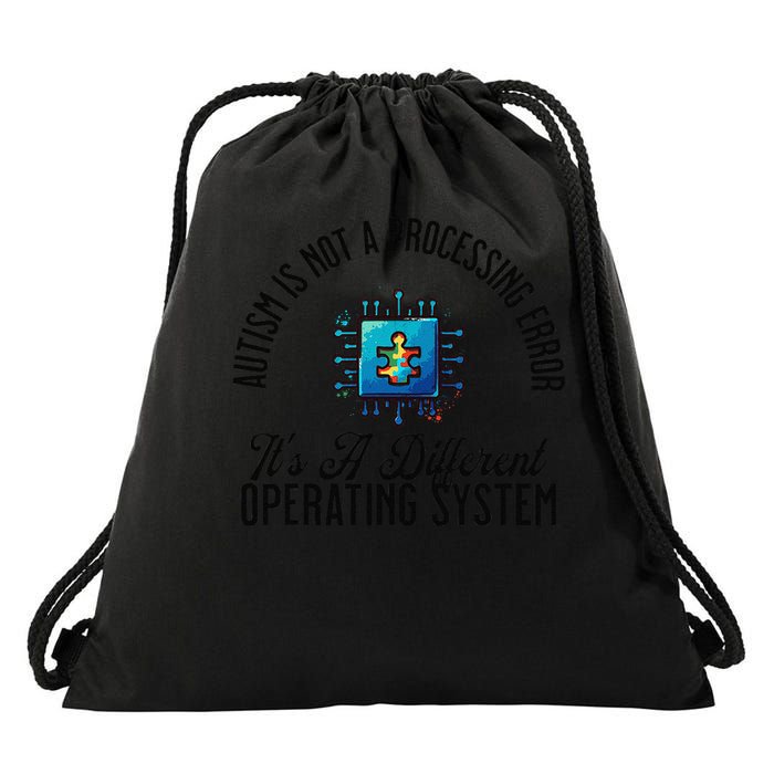 Just a Different Operating System - Autism Awareness Drawstring Bag