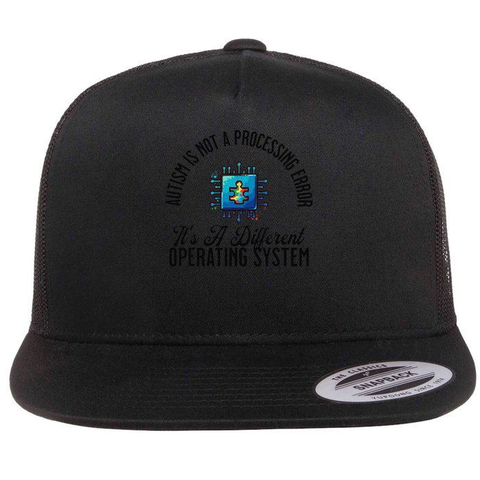 Just a Different Operating System - Autism Awareness Flatbill Hat
