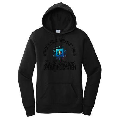 Just a Different Operating System - Autism Awareness Women's Pullover Hoodie
