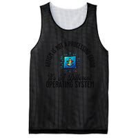 Just a Different Operating System - Autism Awareness Mesh Reversible Basketball Jersey Tank