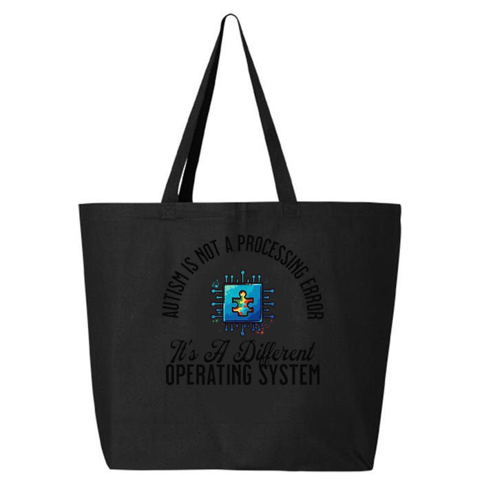 Just a Different Operating System - Autism Awareness 25L Jumbo Tote