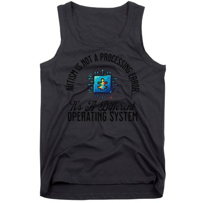 Just a Different Operating System - Autism Awareness Tank Top