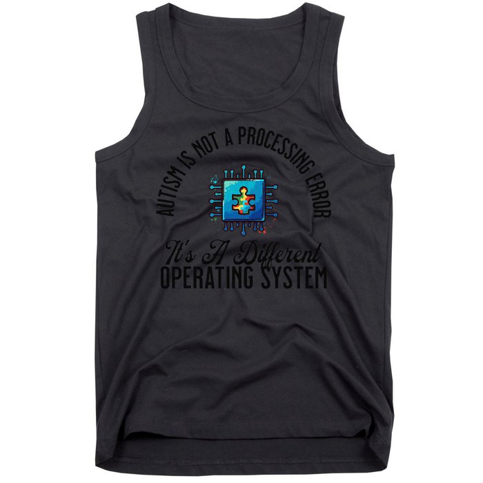 Just a Different Operating System - Autism Awareness Tank Top