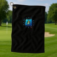 Just a Different Operating System - Autism Awareness Golf Towel