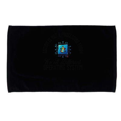 Just a Different Operating System - Autism Awareness Microfiber Hand Towel