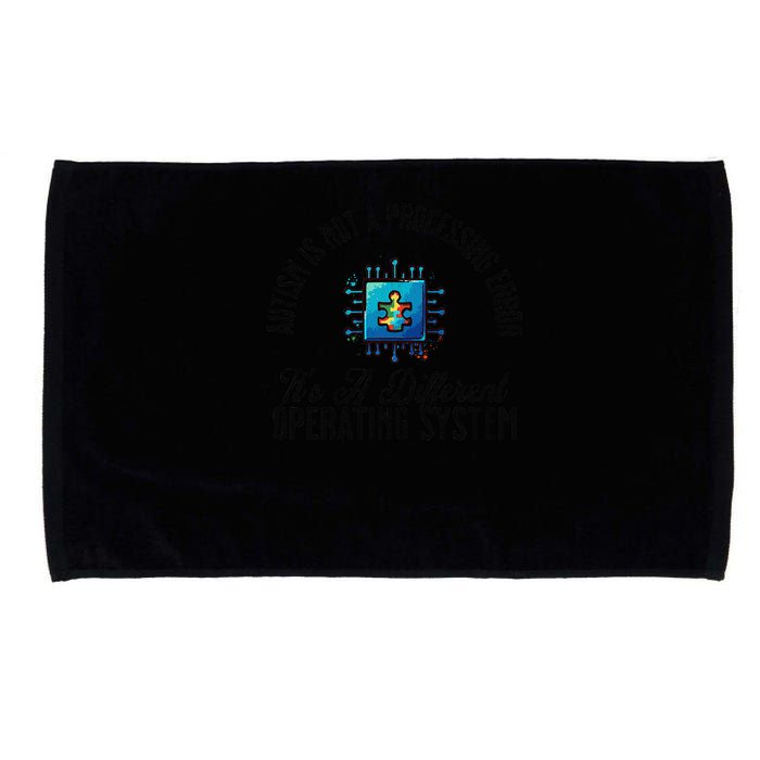 Just a Different Operating System - Autism Awareness Microfiber Hand Towel