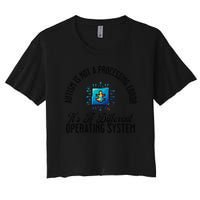 Just a Different Operating System - Autism Awareness Crop Top