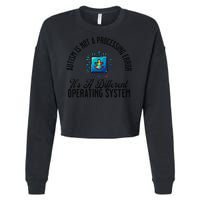 Just a Different Operating System - Autism Awareness Cropped Pullover Crew