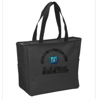Just a Different Operating System - Autism Awareness Zip Tote Bag