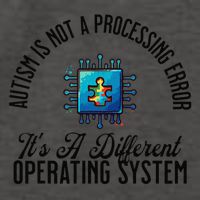 Just a Different Operating System - Autism Awareness Vector Backpack