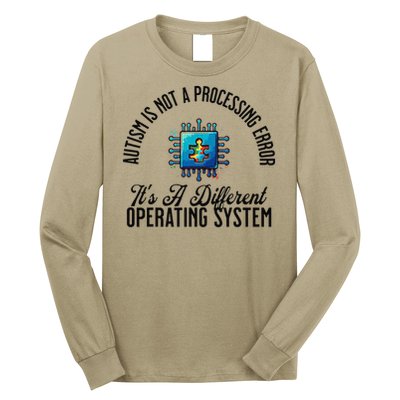 Just a Different Operating System - Autism Awareness Long Sleeve Shirt